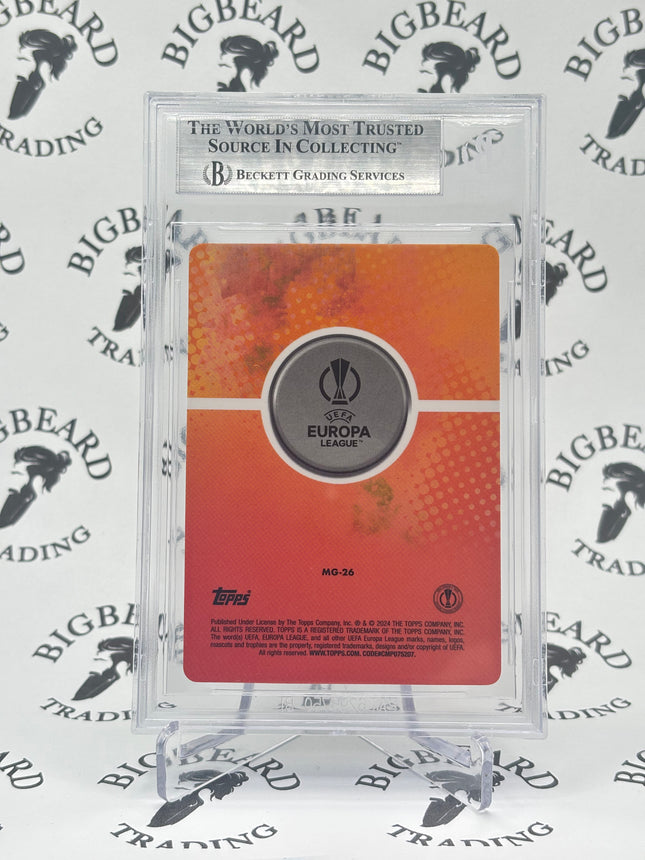 2024 Topps Merlin UEFA CC #MG-36 Romelu Lukaku Merlin's Gamers BSG 8.5