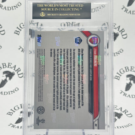 2024-25 Topps Now UEFA CC #93 Ethan Nwaneri BCG 10 Prestine Black Label