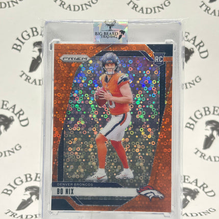 2024 Panini Prizm Rookies Bo Nix Disco Prizm RC