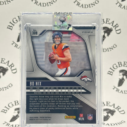 2024 Panini Prizm Rookies Bo Nix Disco Prizm RC