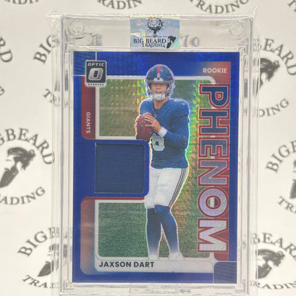2025 Donruss Optic Rookie Phenoms Jaxson Dart #RPBH-JCW RC