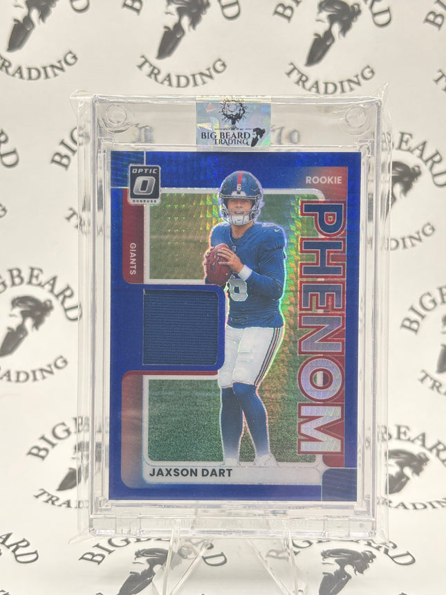 2025 Donruss Optic Rookie Phenoms Jaxson Dart #RPBH-JCW RC