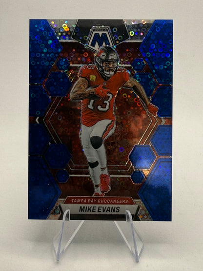 2023 Mosaic Mike Evans No.227 46/75 Blue Disco Prizm