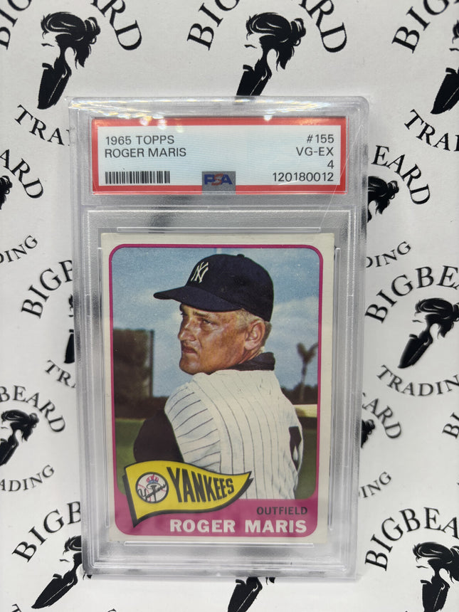 1965 Topps Roger Maris PSA 4
