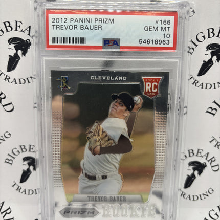 2012 Panini Prizm Trevor Bauer PSA 10