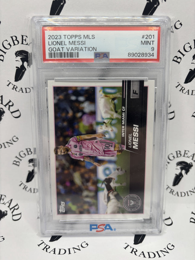 2023 Topps MLS Lionel Messi Goat Variation PSA 9