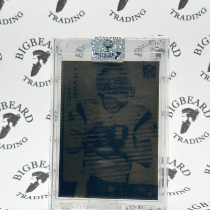 2003 Tom Brady Merrick Mint Laser Line Gold Card