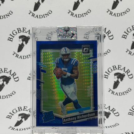 2023 Donruss Optic #247 Anthony Richardson Indianapolis Colts Rookie Blue
