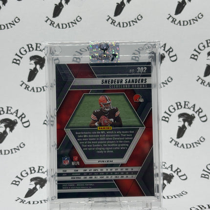 2025 Panini Mosaic - Shedeur Sanders #302 Green Mosaic Prizm