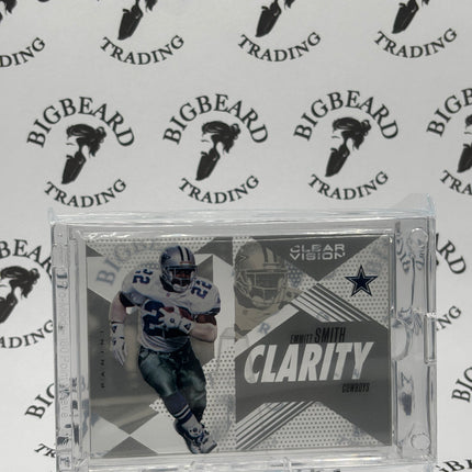 2015 Panini Clear Vision Clarity Emmitt Smith #CL-33 HOF