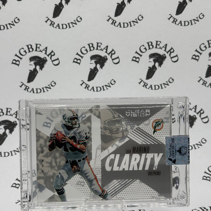 2015 Panini Clear Vision Clarity Dan Marino CL-20 HOF