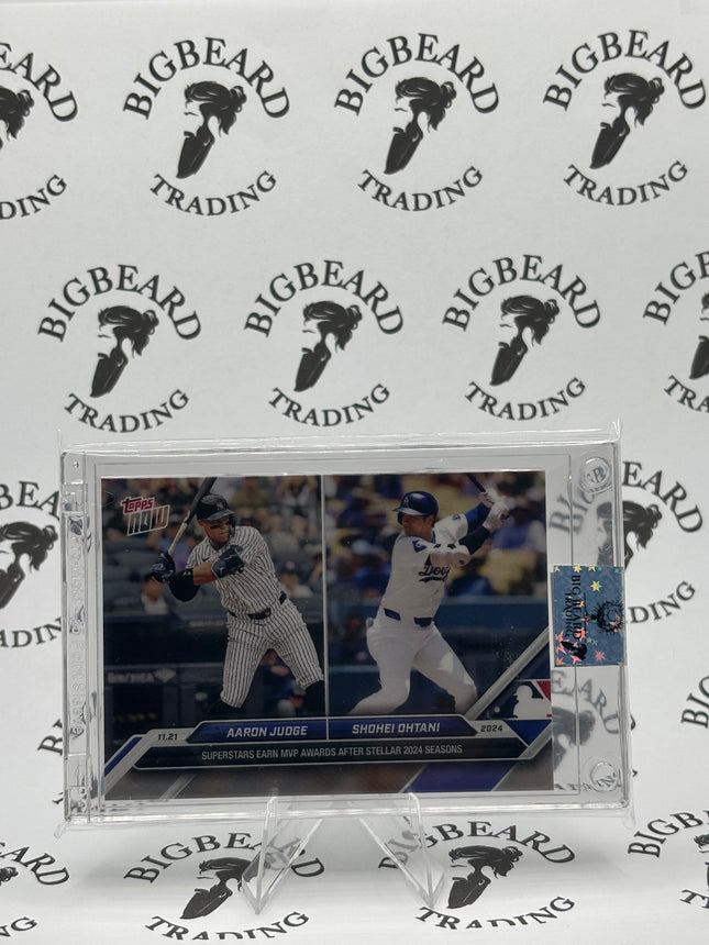 2024-25 Topps Now Off-Season MVP Winners Aaron Judge/Shohei Ohtani #OS-JO