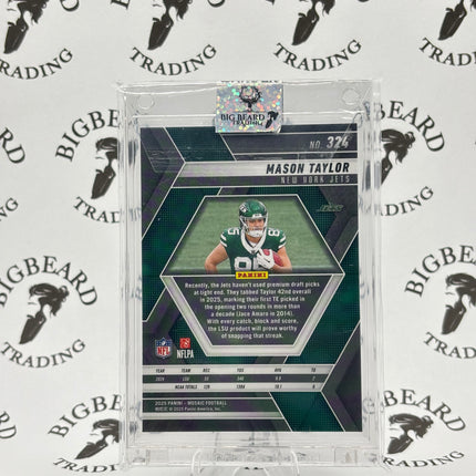 2025 Panini Mosaic Mason Taylor #324 New York Jets (RC)