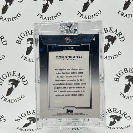 2024-2025 Topps Now Victor Wembanyama #4