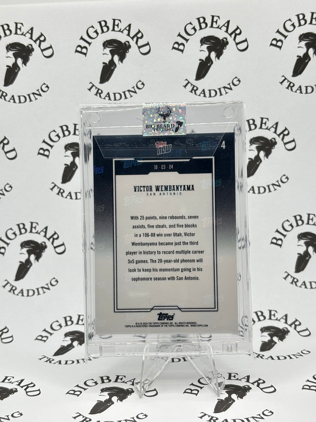 2024-2025 Topps Now Victor Wembanyama #4