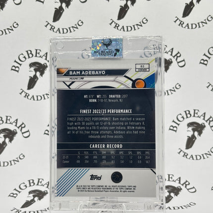 2023-24 Topps Finest Bam Adebayo 10/10 #83