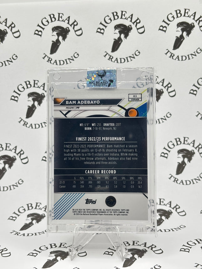 2023-24 Topps Finest Bam Adebayo 10/10 #83