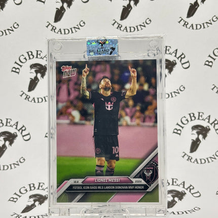 Topps NOW 2024 MLS LIONEL MESSI Landon Donovan MVP Honor #173