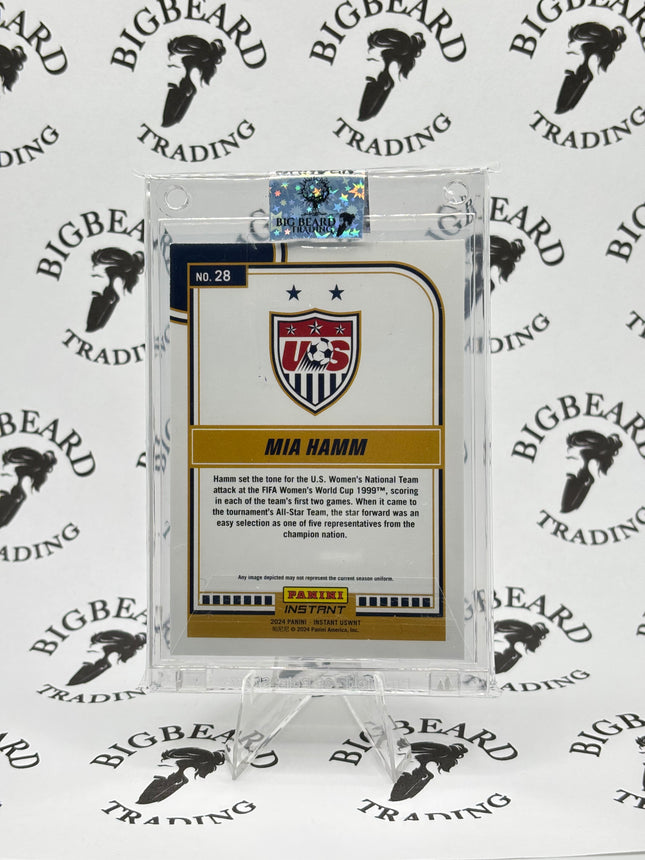 2024 Panini Instant USWNT 1999 Women's World Cup Champions Mia Hamm Red White and Blue #29