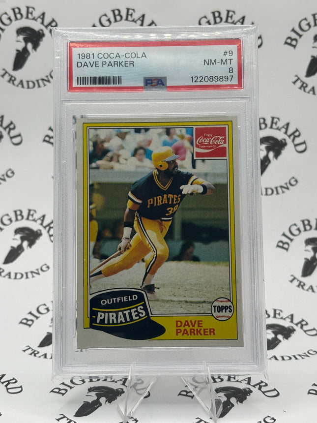 1981 Coca-Cola Dave Parker PSA 8