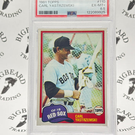 1981 Topps Carl Yastrzemski PSA 6.5