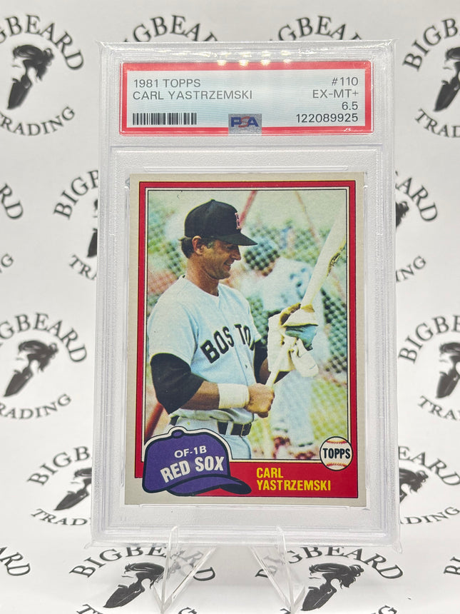 1981 Topps Carl Yastrzemski PSA 6.5