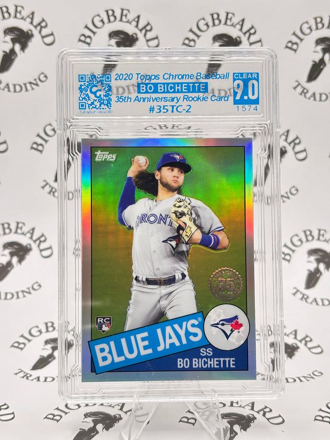 2020 Topps Chrome Bo Bichette 35th Anniversary RC CCS 9