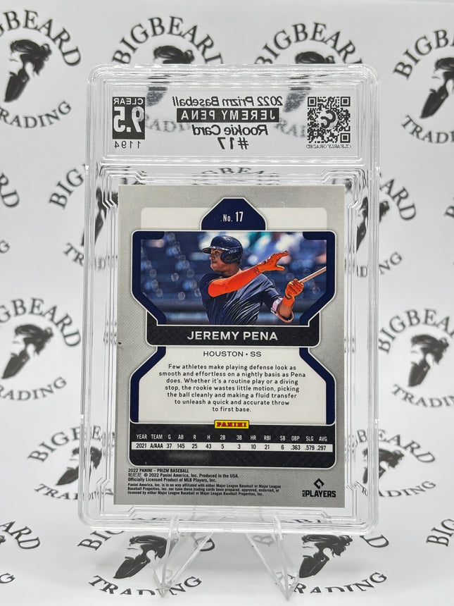 2022 Prizm Baseball Jeremy Pena CCS 9.5