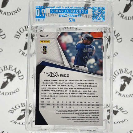 2009 Chronicles Rookies & Stars Yordan Alvarez RC CCG 9