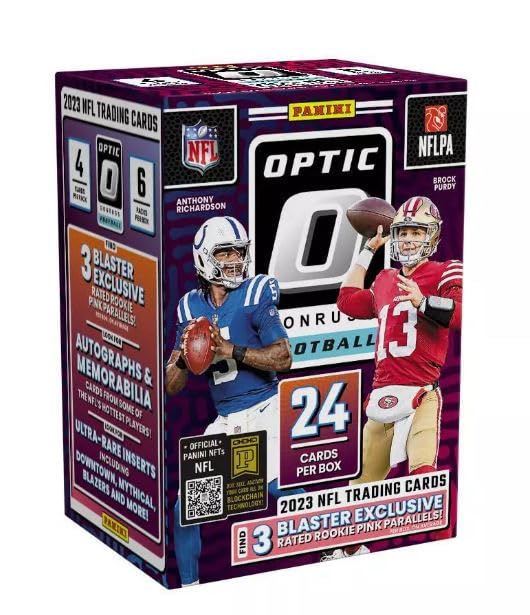 2023 Panini Donruss Optic Football 6-Pack Blaster Box (Pink Parallels)