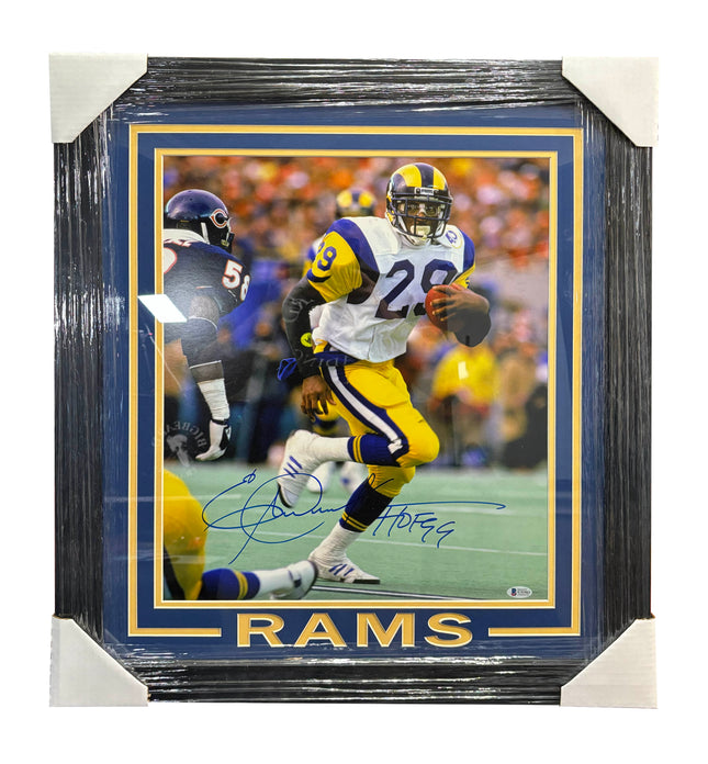 Eric Dickerson Signed Custom Framed 16"x 20" Photo with Beckett Certification