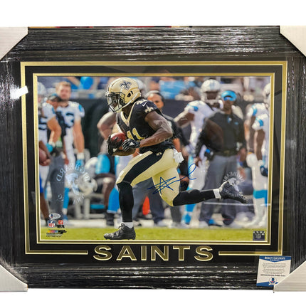 Alvin Kamara Signed Custom Framed 16"x 20" Photo with Beckett Certification