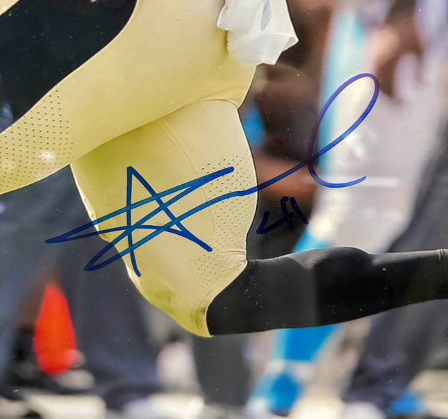 Alvin Kamara Signed Custom Framed 16"x 20" Photo with Beckett Certification