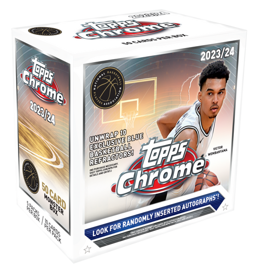 2023/24 Topps Chrome Basketball Monster Box